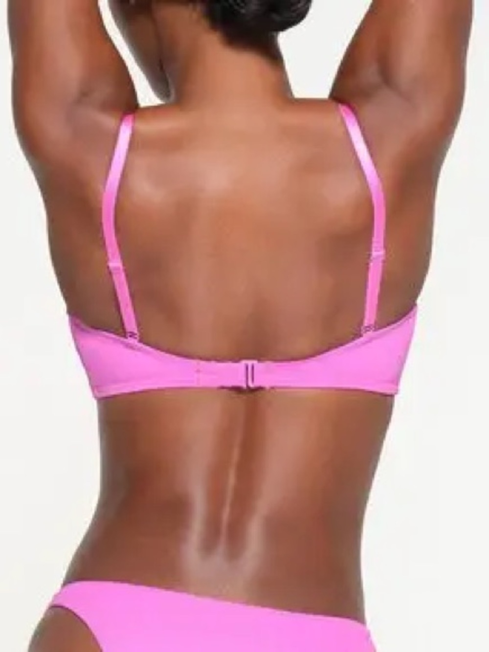 Skims โข Recycled Swim Corset Bikini Top Neon Orchid - Picture 13 of 14